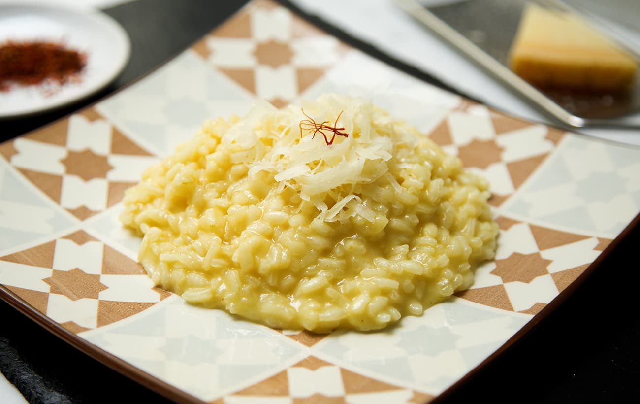 Risotto de Pera Portuguesa (Rocha) com Queijo Gorgonzola